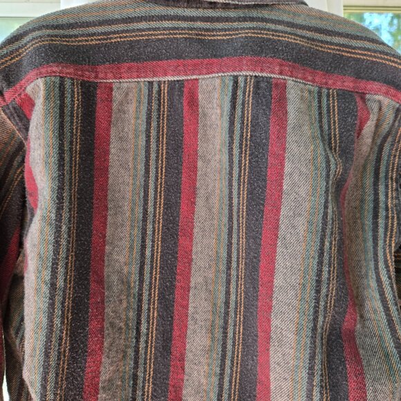 Vintage Private Property Flannel Button Up Shirt Size Large - Picture 7 of 11